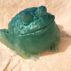 Green Resin Frog
